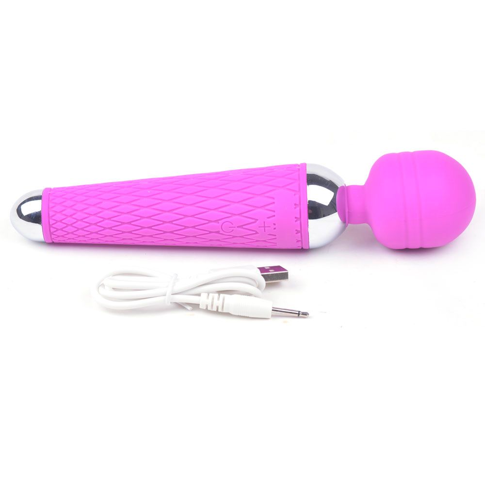 10 Speed Purple Rechargeable Magic Wand-Katys Boutique