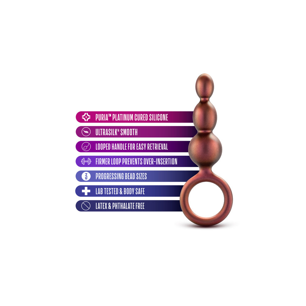 Anal Adventures Matrix Beaded Loop Butt Plug-Katys Boutique