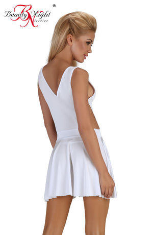 Beauty Night Bn6427 Severine White Dress-Katys Boutique