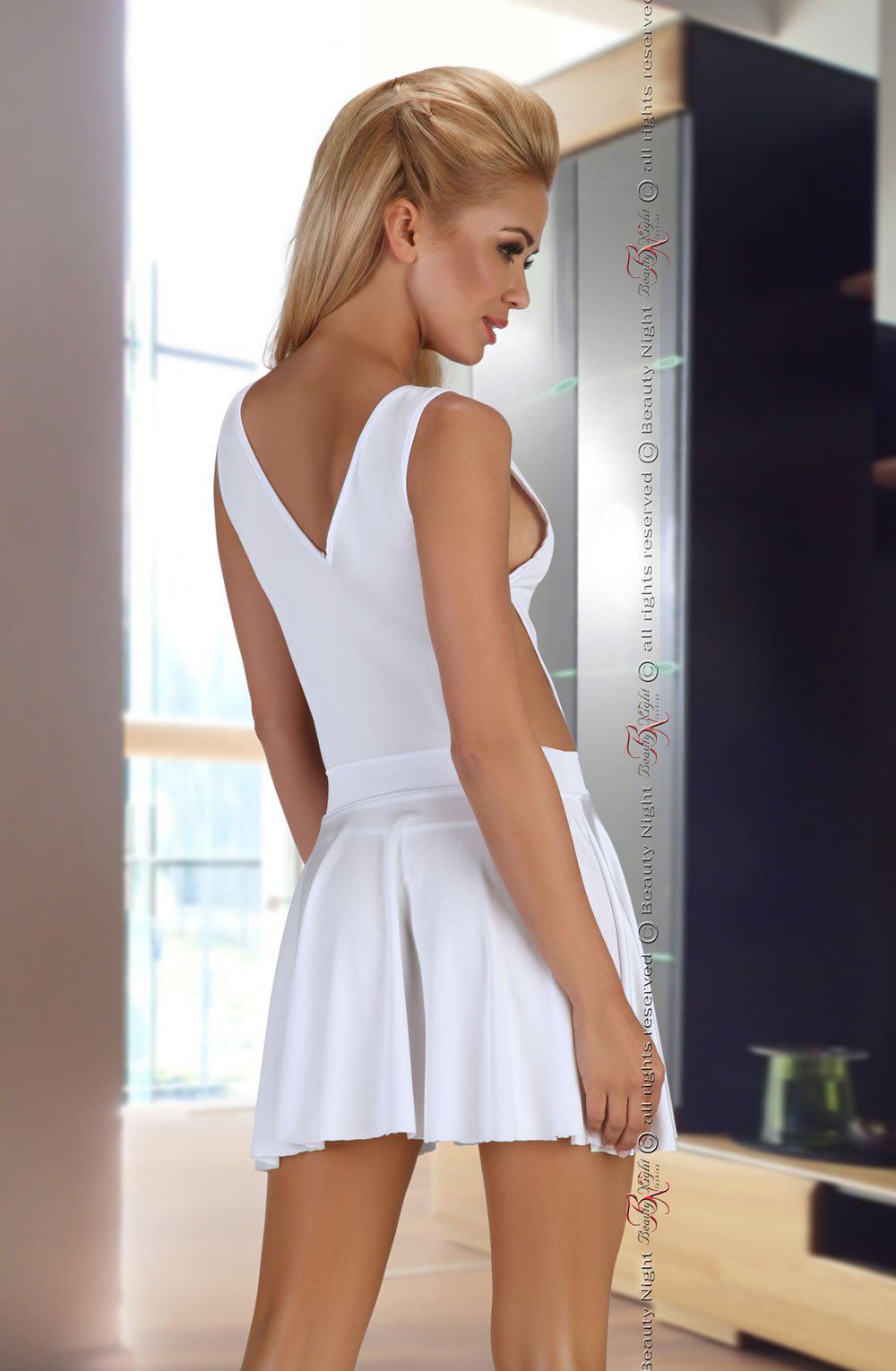 Beauty Night Bn6427 Severine White Dress-Katys Boutique