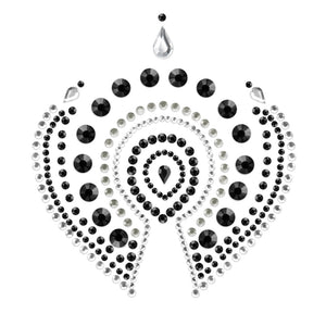 Bijoux Indiscrets Flamboyant Rhinestone Jewellery Black Silver-Katys Boutique