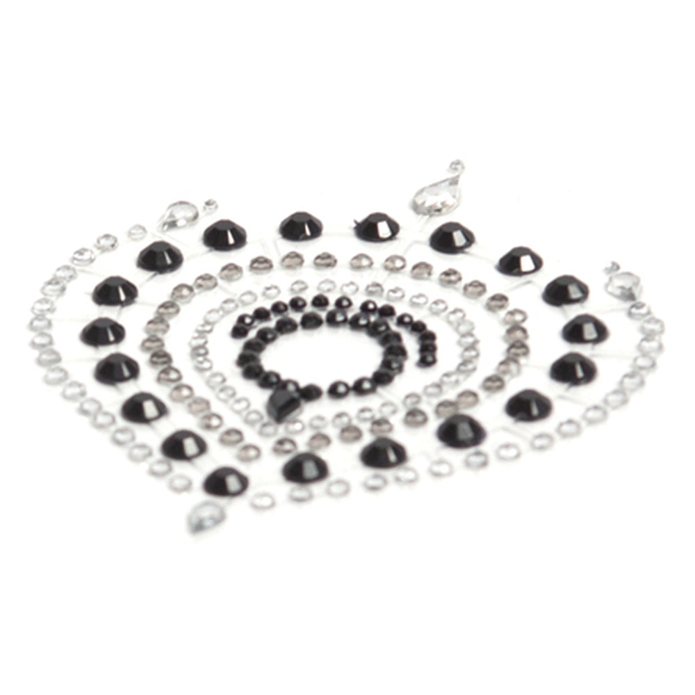 Bijoux Indiscrets Flamboyant Rhinestone Jewellery Black Silver-Katys Boutique