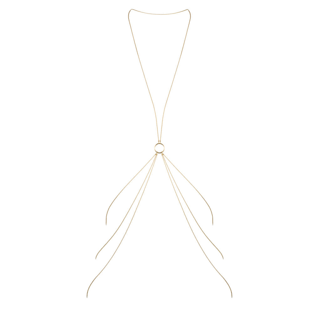 Bijoux Indiscrets Magnifique Body Chain Gold-Katys Boutique