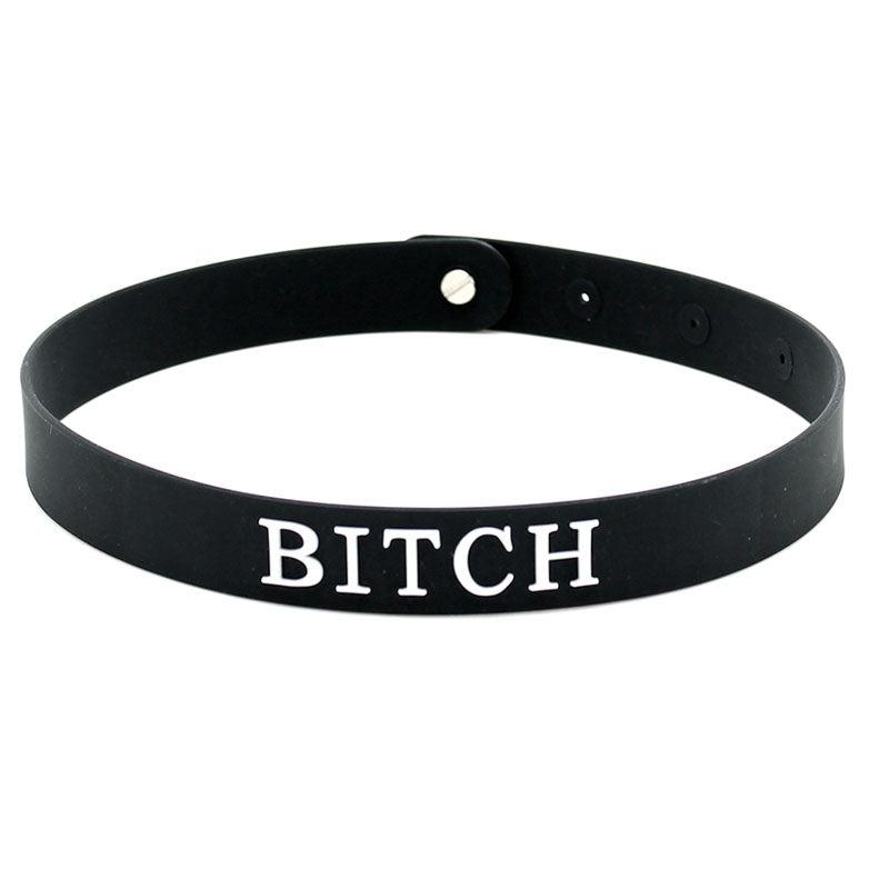 Black Silicone Bitch Collar-Katys Boutique