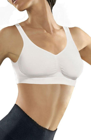 Control Body 110621 Medium Compression Push Up Bra Bianco-Katys Boutique