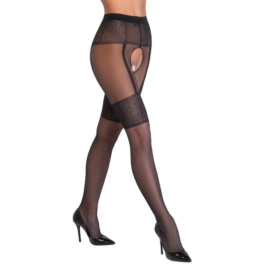 Crotchless Tights-Katys Boutique