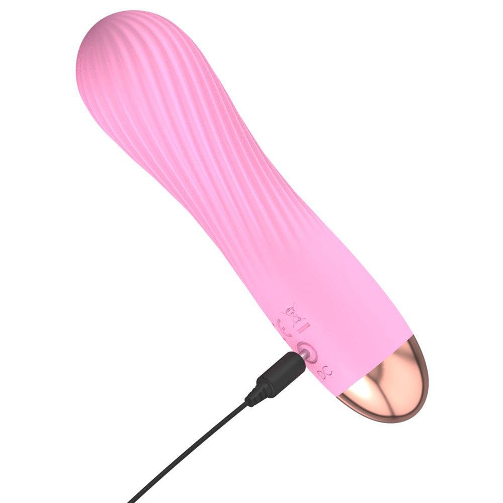 Cuties Silk Touch Rechargeable Mini Vibrator Pink-Katys Boutique