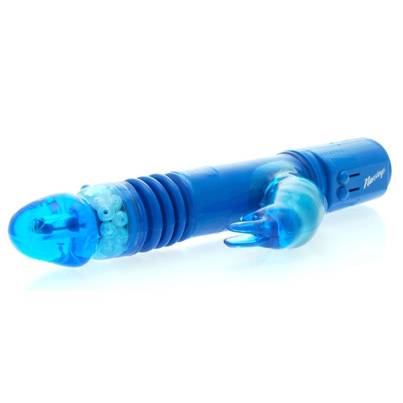 Deep Stroker Rabbit Vibrator Blue-Katys Boutique