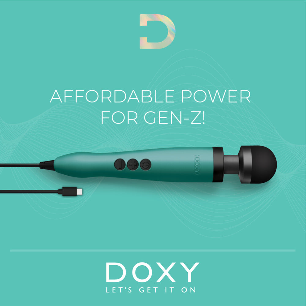 Doxy Wand 3 Turquoise USB Powered-Katys Boutique