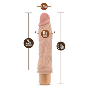 Dr. Skin Cock Vibe 10 Vibrating Dildo 8.5 Inches-Katys Boutique