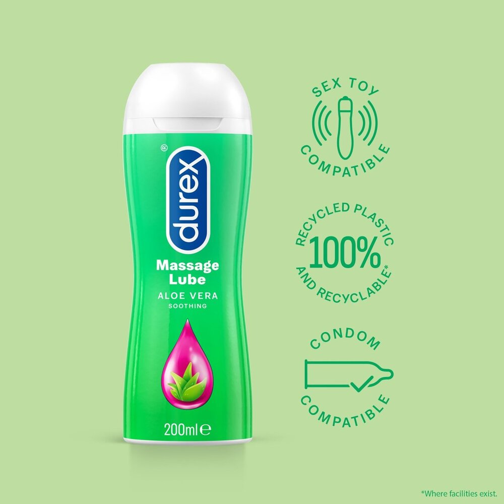 Durex Massage Lube Aloe Vera Soothing 200ml-Katys Boutique