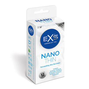 EXS Nano Thin Condom 12 Pack-Katys Boutique