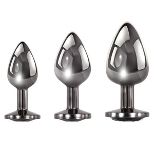 Evolved Black Gem Anal Plug Set-Katys Boutique