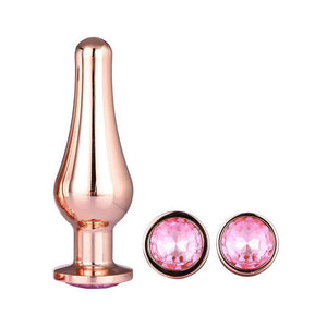 Gleaming Butt Plug Set Rose Gold-Katys Boutique