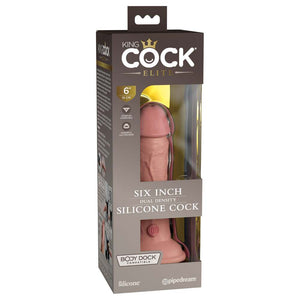 King Cock Elite 6 Inch Dual Density Dildo Caramel-Katys Boutique