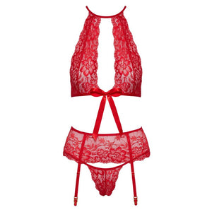 Kissable Halterneck Set Red-Katys Boutique