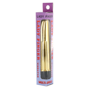 Lady Finger Mini Vibrator Gold-Katys Boutique