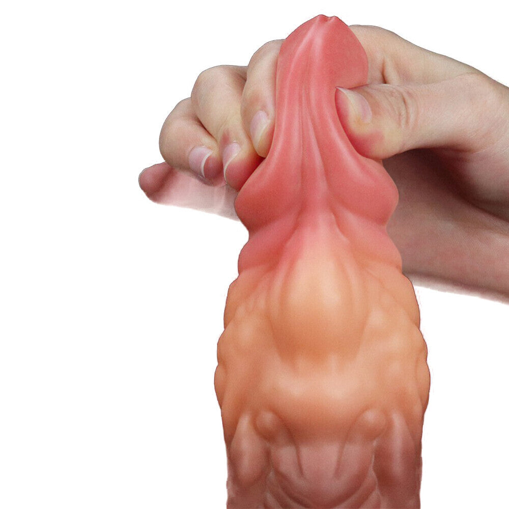 Lovetoy 7 Inch Dual Layered Silicone Cock-Katys Boutique