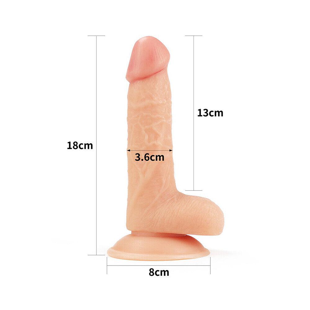 Lovetoy 7 Inch The Ultra Soft Dude Dildo-Katys Boutique