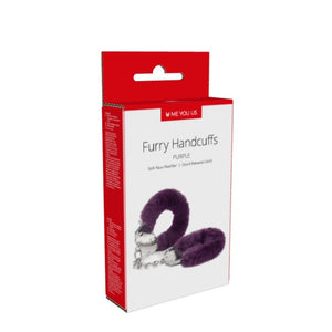 Me You Us Furry Handcuffs Purple-Katys Boutique