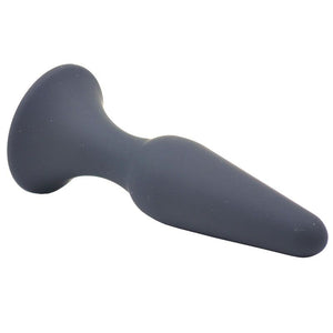 Medium Classic Black Silicone Butt Plug-Katys Boutique