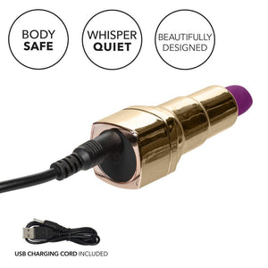 Naughty Bits Bad Bitch Rechargeable Lipstick Vibrator-Katys Boutique