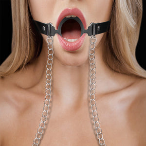 Ouch O Ring Gag With Nipple Clamps-Katys Boutique