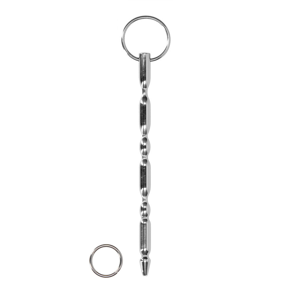 Ouch Urethral Sounding Steel Dilator With Ring-Katys Boutique