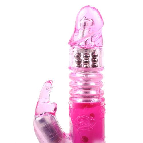 Pink Rabbit Vibrator With Thrusting Motion-Katys Boutique