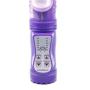 Rabbit Vibrator With Thrusting Motion Purple-Katys Boutique