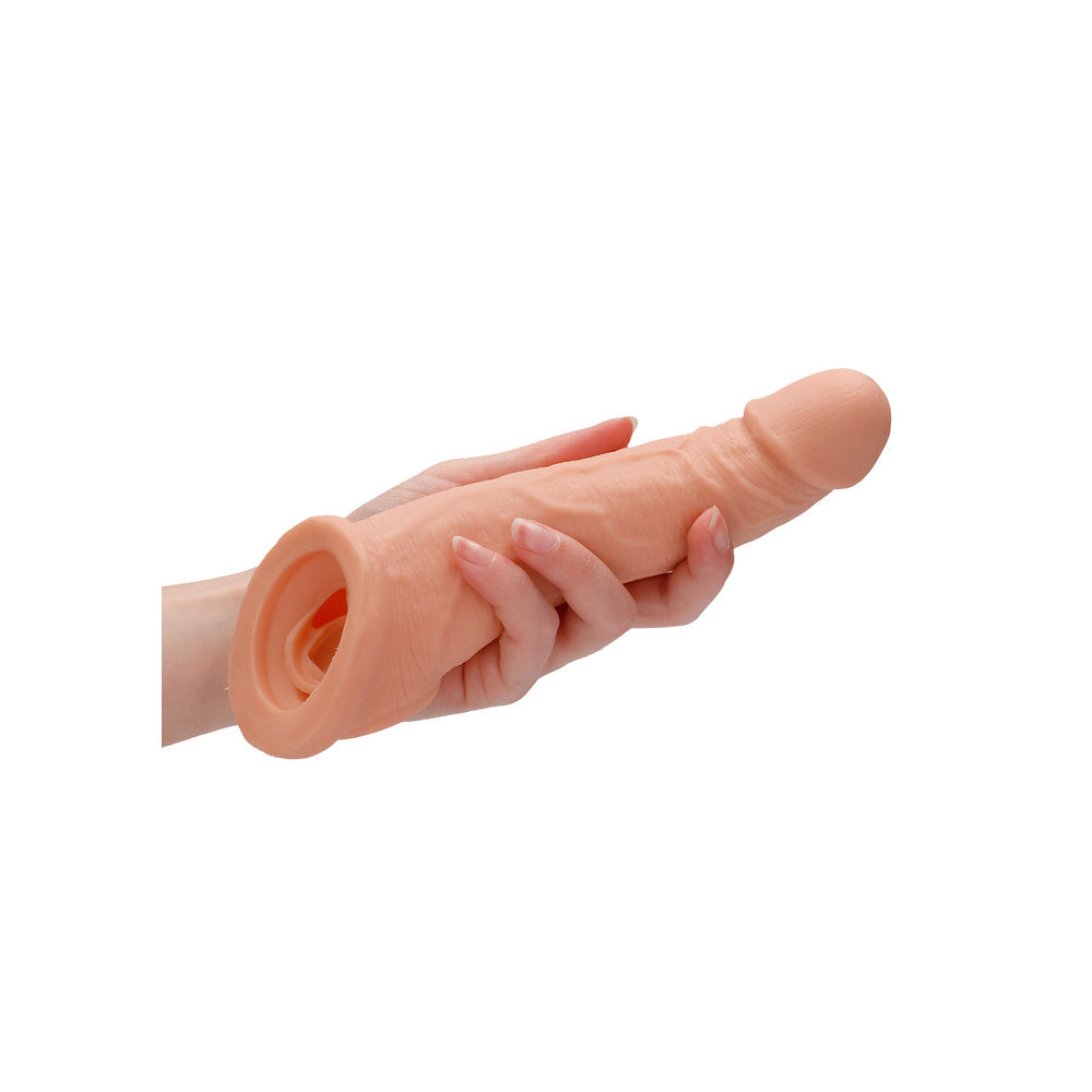 RealRock 8 Inch Penis Sleeve Flesh Pink-Katys Boutique