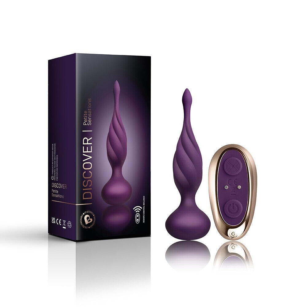 Rocks Off Petite Sensations Discover Butt Plug Purple-Katys Boutique