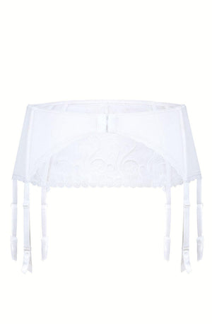 Roza Anuk Suspender Belt White-Katys Boutique