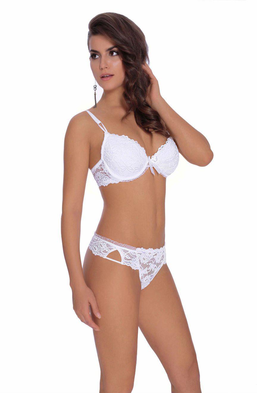 Roza Carmen White Bra-Katys Boutique