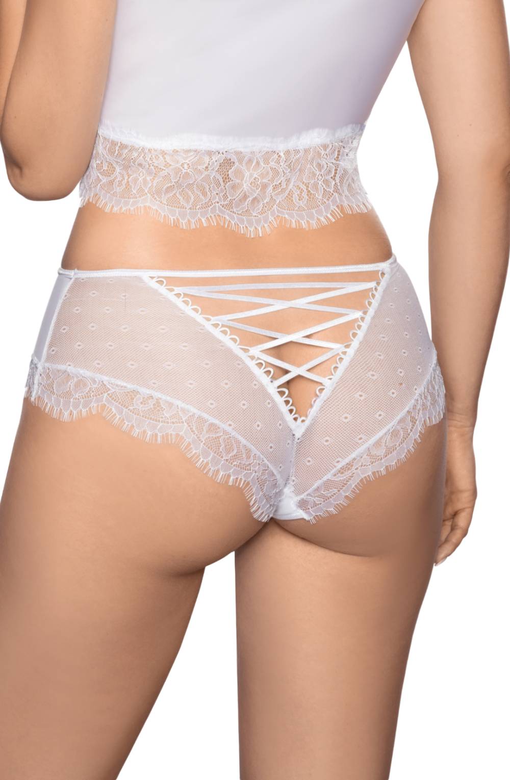 Roza Erii White Brief-Katys Boutique