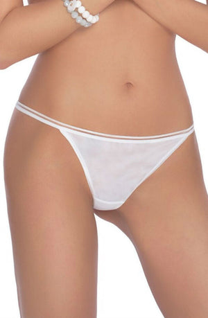 Roza Lea Thong White-Katys Boutique