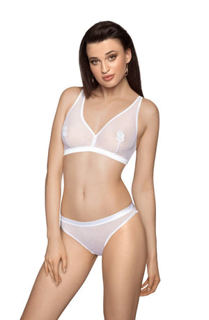 Roza Lisbet White Soft Cup Bra-Katys Boutique