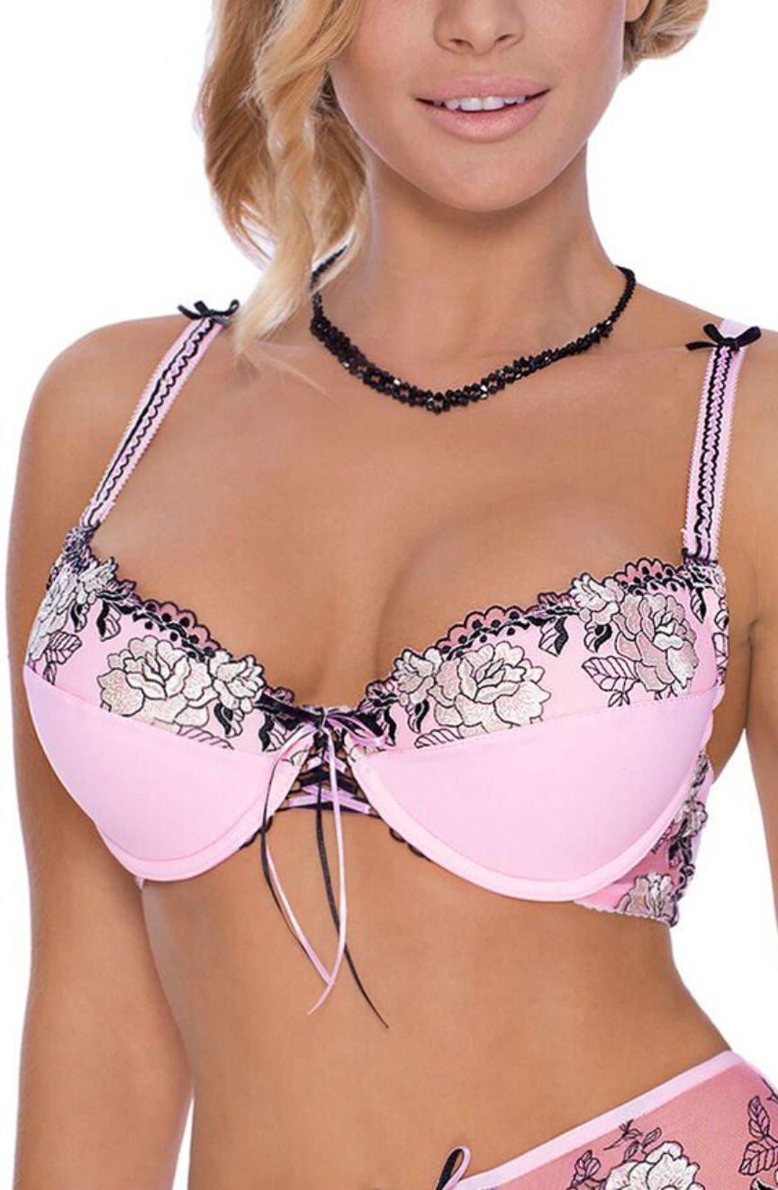 Roza Natali Pink Bra-Katys Boutique