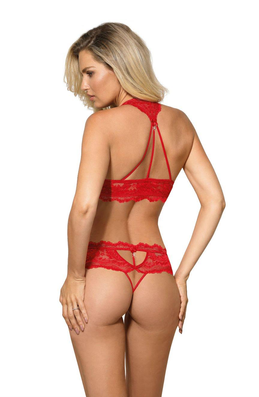 Roza Sefia Push Up Bra Red-Katys Boutique