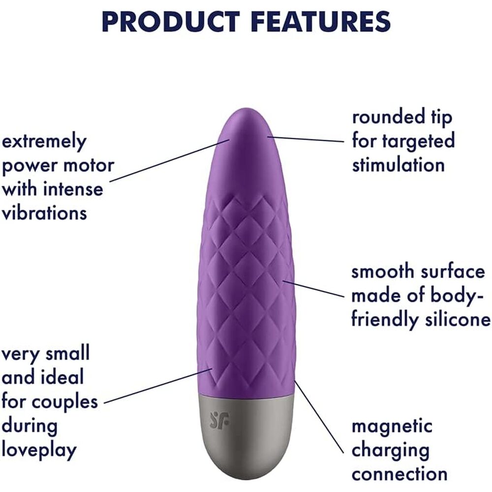 Satisfyer Ultra Power Bullet 5 Violet-Katys Boutique