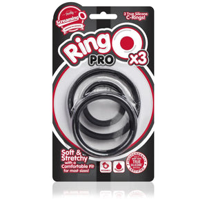 Screaming O RingO Pro X3 Cock Rings Black-Katys Boutique