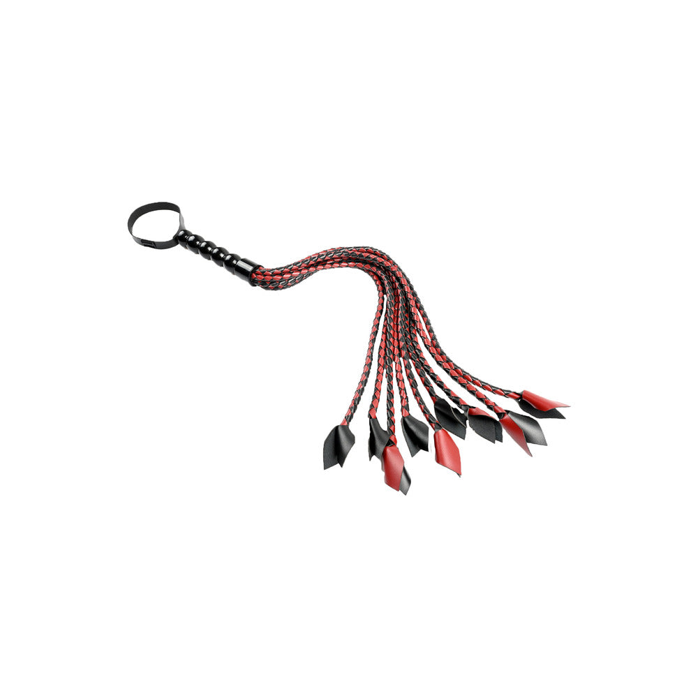 Sportsheets Saffron Braided Flogger-Katys Boutique