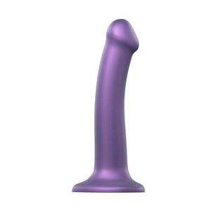 Strap On Me Mono Density Metalic Shine Dildo Medium Purple-Katys Boutique