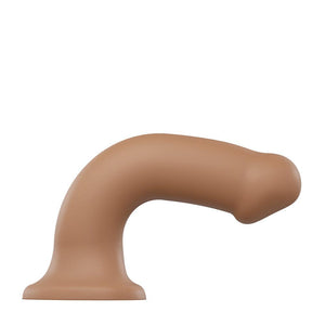 Strap On Me Silicone Dual Density Bendable Dildo Small Caramel-Katys Boutique