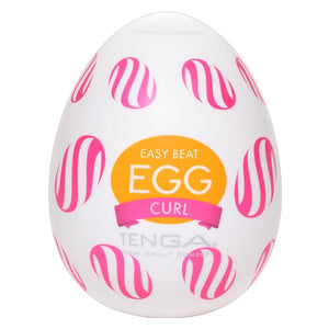 Tenga Curl Egg Masturbator-Katys Boutique