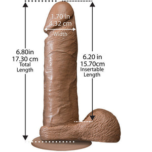 The Realistic Cock 6 Inch Dildo Flesh Brown-Katys Boutique