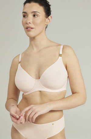 The Stretch Boss Full Cover Bra Blush Pink Up To G Cup-Katys Boutique