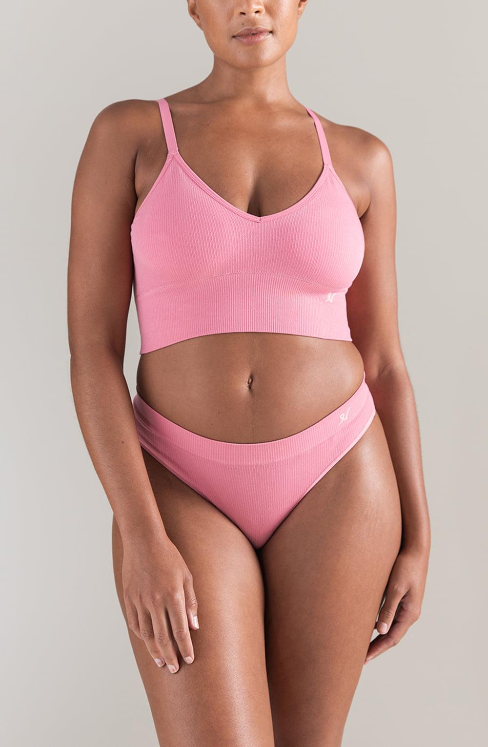 The Tencel High Leg Brief Rose Pink-Katys Boutique