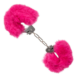 Ultra Fluffy Furry Cuffs Pink-Katys Boutique