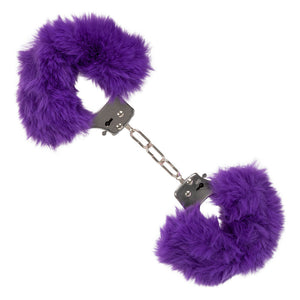 Ultra Fluffy Furry Cuffs Purple-Katys Boutique